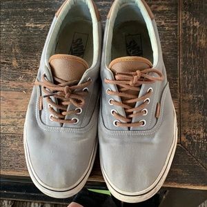 Vans canvas + leather shoes